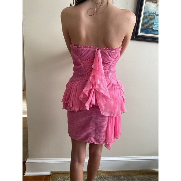 Jovani Pink Mini Dres - Picture 3 of 3